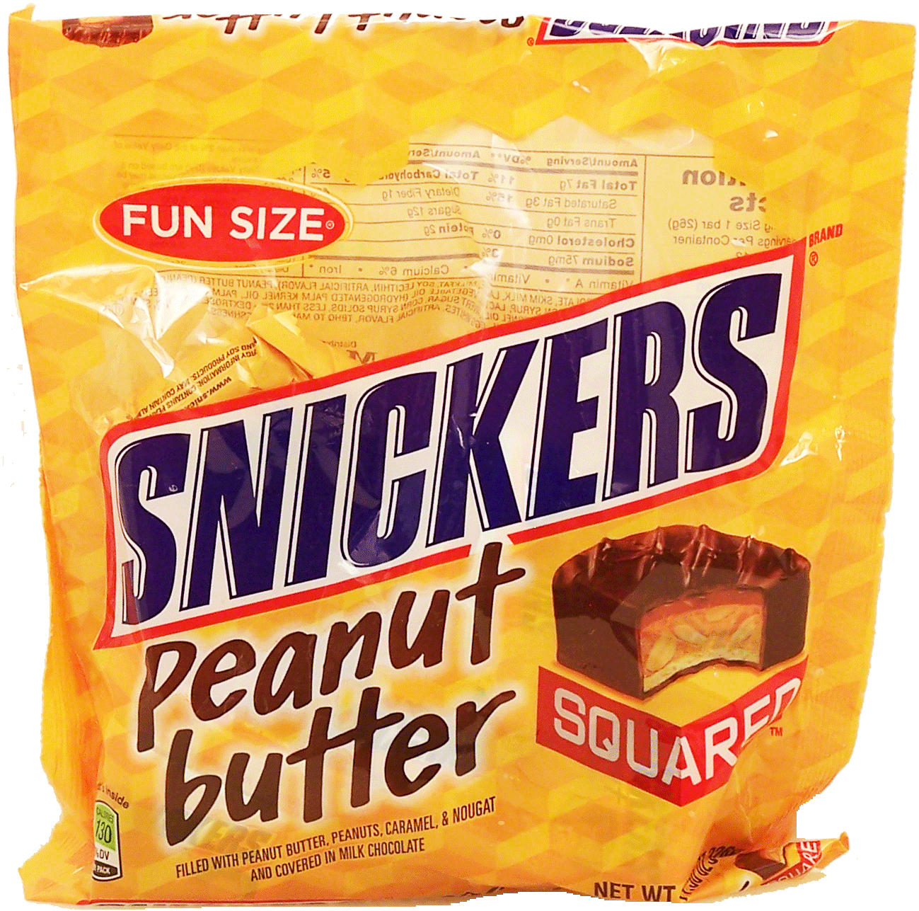 Snickers(r) Peanut Butter peanut butter, peanuts, caramel & nougat covered in milk chocolate Full-Size Picture